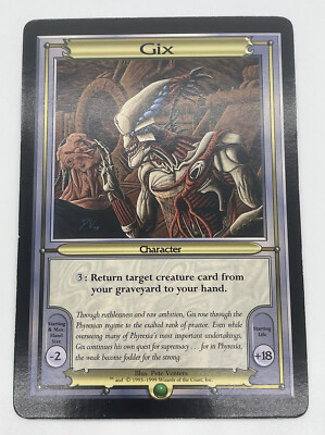 MTG Magic: The Gathering Gix Vanguard Oversized Card *Near Mint* WotC 1999 