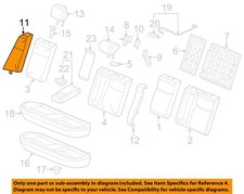 Honda Oem 12-13 Civic Seats Tracks Rear Seat Components-bolster 82150tr6a81za