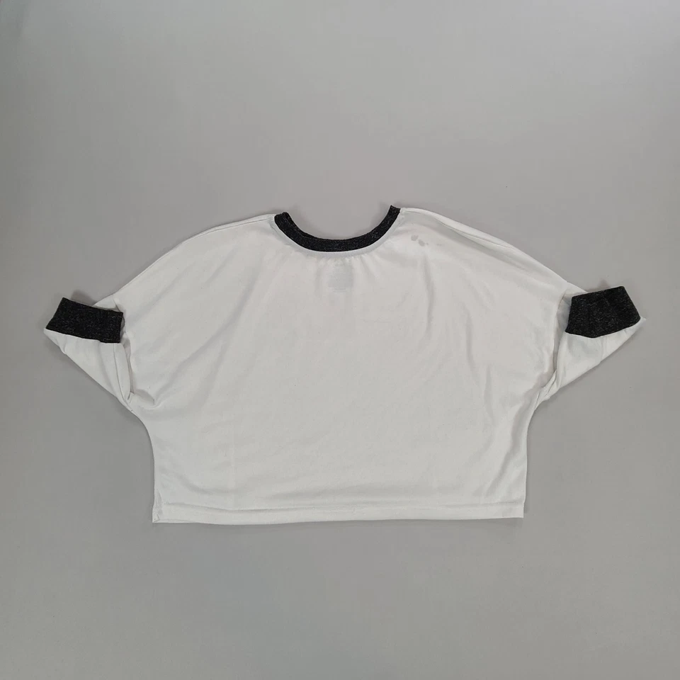 Рубашка женская FILA большая белая повседневная укороченная для улицы дамская - Изображение 2 из 4