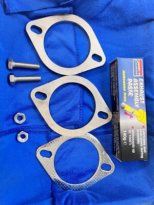Edelstahl 3'' Auspuffflansch und Dichtsatz mit Auspuffdichtpaste