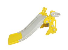 Children Slide Play Slide Freestanding Slide Basketball Hoop for Kid Games