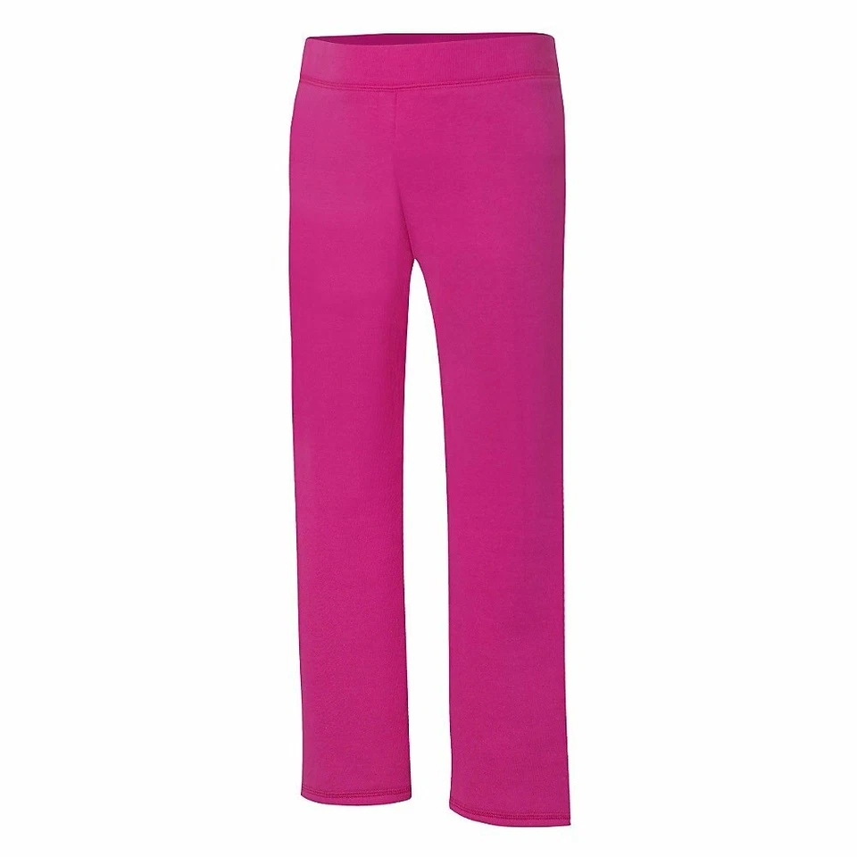 Pantalones de chándal Hanes EcoSmart ComfortSoft polar para niñas Foto 2 de 2