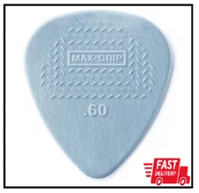Jim Dunlop Max-Grip® Nylon Standard, Light Gray, .60mm, 12/Player's Pack
