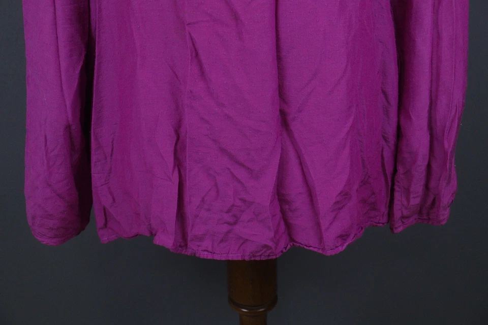 Blusa Top Relajada Manga Larga Morada GRIZAS Talla XXL Foto 3 de 4