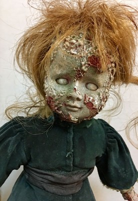 halloween porcelain doll