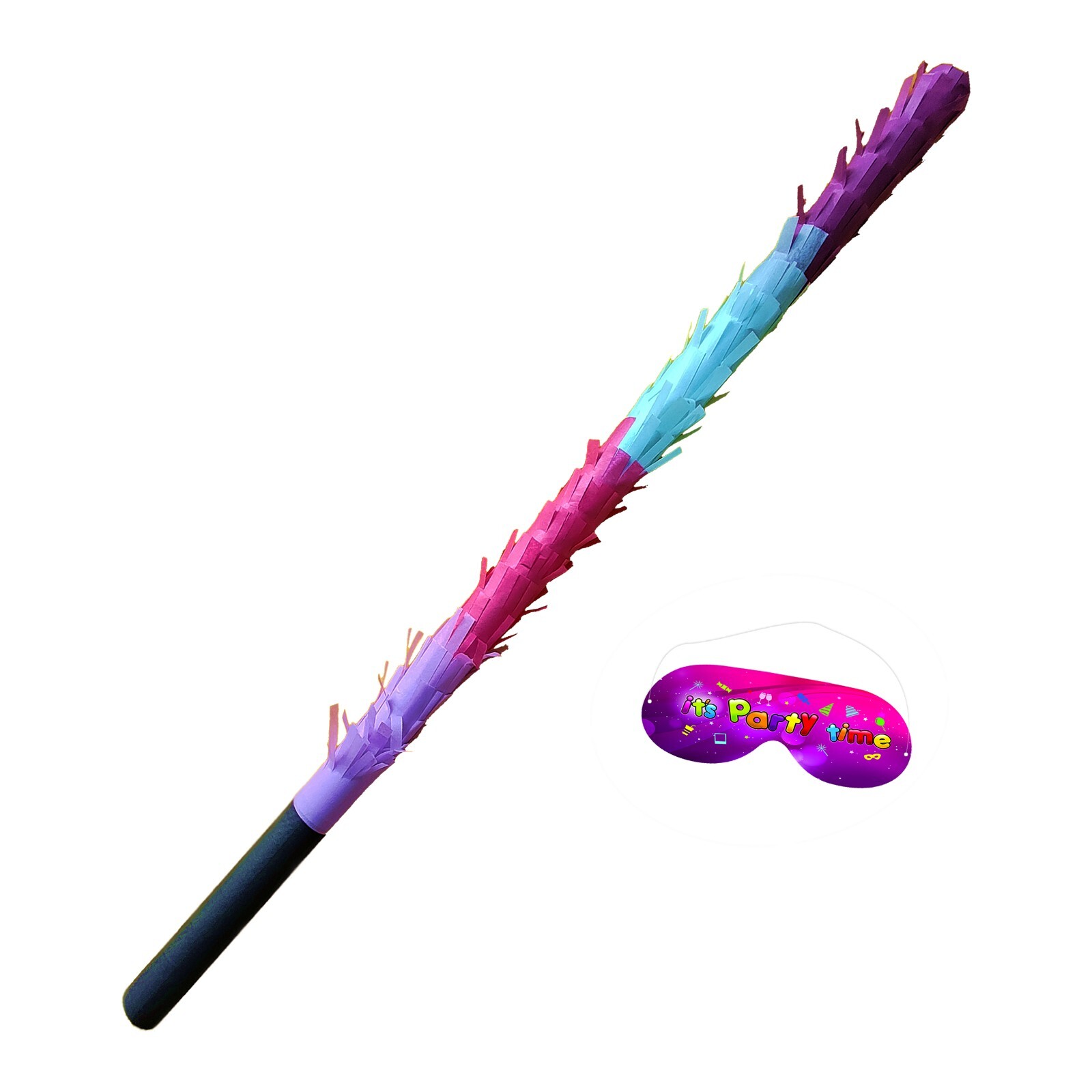 Stick for Pinata smashing party game girls four colour Pink Purple Sky baton bat