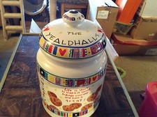 Life is sweet round cookie jar