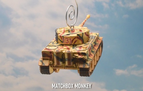 German Pzkpfw VI Tiger Ausf E 1st SS Panzer Tank Army Christmas Ornament Adorno - Picture 8 of 10
