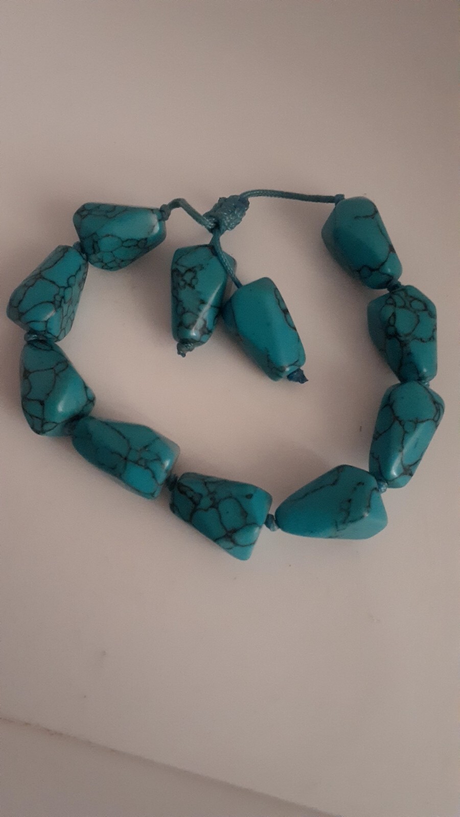 Turquoise Composite Bead Adjustable Bracelet - image 5
