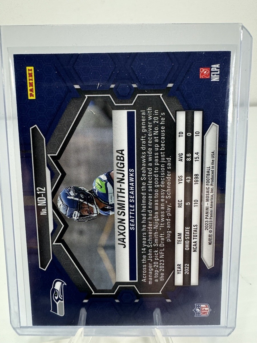 2023 Panini Mosaic Jaxon Smith-Njigba JSN RC NFL Debut Base Prizm