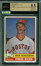 1976 TOPPS LOA # 29 RICK BURLESON PROOF BGS 9.5 MAC SOLO FINEST GRADE $500 CARD*