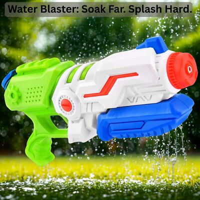Large 19.5'' Summer Water Soaker Toy   Kids High Capacity Blaster Gun