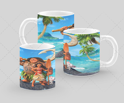 Disney Moana personalisierter Tee Kaffeebecher Geschenk