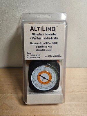 Sun Company AltiLINQ - Dashboard Altimeter and Barometer (Feet)