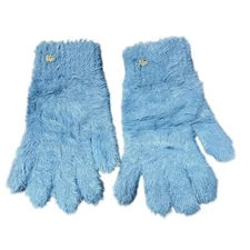 New Lele Sadoughi Dusty Sky Faux Angora Gloves