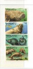 Vanuatu Sc 470-3 Mnh set of 1988 - Sea Animals Dugong Manatee