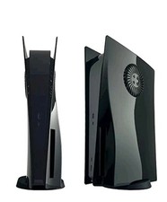 DOBEWINGDELOU FACEPLATE FOR PS5 COOLING VENT FACE PLATE CONSOLE COVER - BLACK