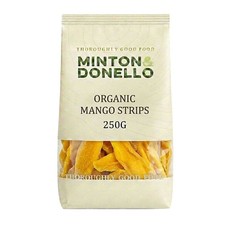 Minton & Donello Organic Dried Mango Strips 6x250g Bulk Natural 17.02 per kilo