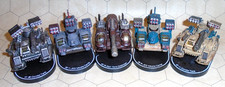 Mechwarrior Heavy Hover Tanks x5 Battletech Wizkids Lot
