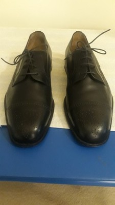 Moreschi Cap Toe Oxfords dress Mens 10.5 D leather Italy  display picture 3