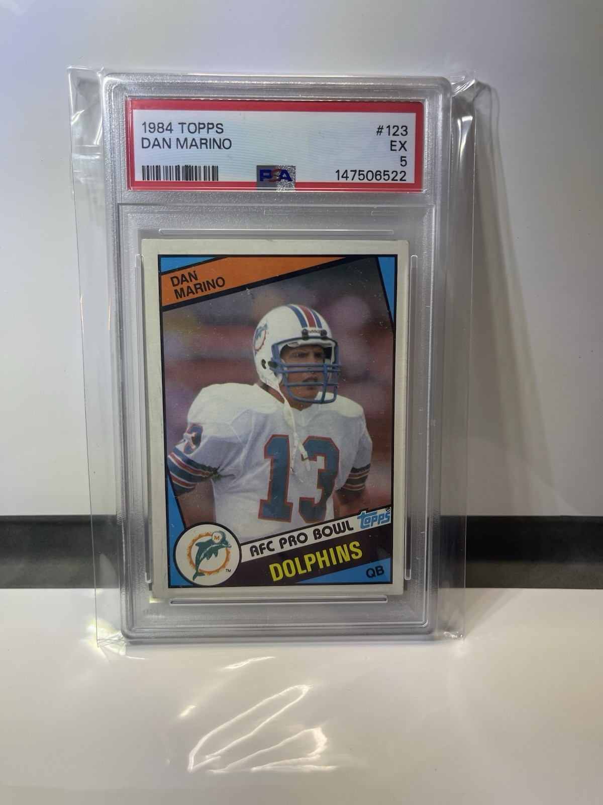 1984 Topps #123 Dan Marino RC PSA 5 view 1