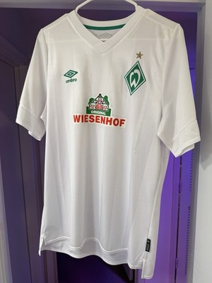 Umbro Men s Large Werder Bremen 19/20 Away Soccer Jersey Kit Used Germany
