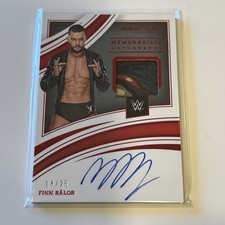 2022 Panini Immaculate Collection WWE Memorabilia Autograph Finn Balor Auto /25