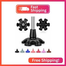 supregear Cane Tip - Self Standing 6 Prong Support Rubber Base for Walking Stick