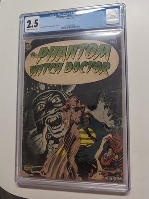 PHANTOM WITCH DOCTOR #1 CGC Graded 2.5 1952 Avon PRE-CODE HORROR 