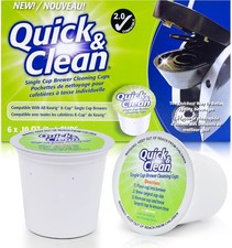 Keurig Cleaning Pods 6-Pack K-Cup Cleaner for 2.0 Coffee Machine Descaler