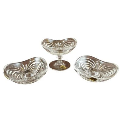 3er Set Aurea Royal RCR Crystal Rock Bleikristall Kerzenhalter Leuchter - Bild 1 von 4