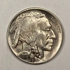 1919-D Buffalo Nickel .05. Almost UNC. Details. Whizzed.