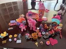 MLP My Little Pony ICE CREAM DINER ACCESSORIES 11 PONYS