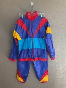 Authentic Industries Wear 80/90’s Windbreaker Set Size 14/16 Youth