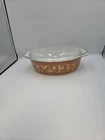 Vintage Pyrex Early American 2.5 Quart 045 Casserole Dish With Lid - Nice!!