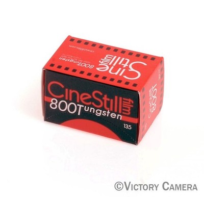 CineStill Film 800T Tungsten Xpro C-41 Color Negative Film (35mm Roll Film, 36 E
