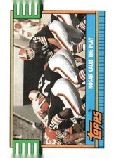 1990 Topps #505b Kosar Calls the Play