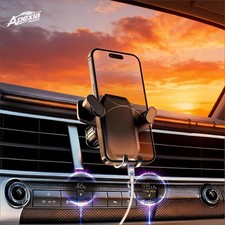 Car Mount Air Vent Phone Holder Swivel Cradle Strong Grip AC for Smart Phones