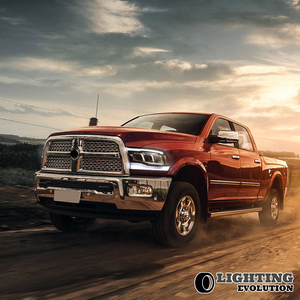 LED Headlights For 2009-2018 Dodge RAM 1500 2500 3500/1500 Classic 2019-2021