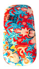 Johnny Was Sunglass glasses Case Colorful Floral Velvet Large Clamshell Closure — photo 2