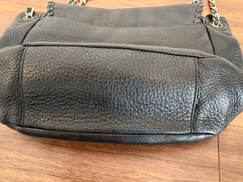 Tory Burch Marion Leather Crossbody Bag Black Authentic with Chain Strap - Picture 5 of 9
