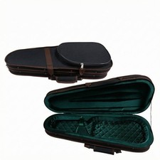 Air Travel Violin Case Quilted Quilted Lining Music Storage Zippered Compartment
