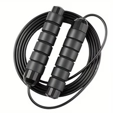 Speed Jump Rope with Ball Bearings Memory Foam Handles
