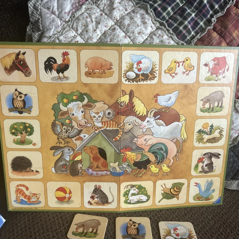 Vintage Ravensburger THE PUPPY GAME - 1989 *NO PAPER INSTRUCTIONS* - Image 2 of 4