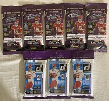 8xPack Lot ~ 2025 Panini Absolute NFL Football & 2025 Donruss Packs