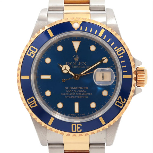 Rolex Submariner 16613 SS×YG SS×YG AT Blue-Face