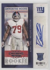 2013 Panini Contenders Short Print Rookies Damontre Moore #126 Auto 0b5