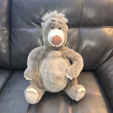 BALOO Jungle Book Vintage Walt Disney Co Plush Gray Bear 15" Stuffed Animal Toy