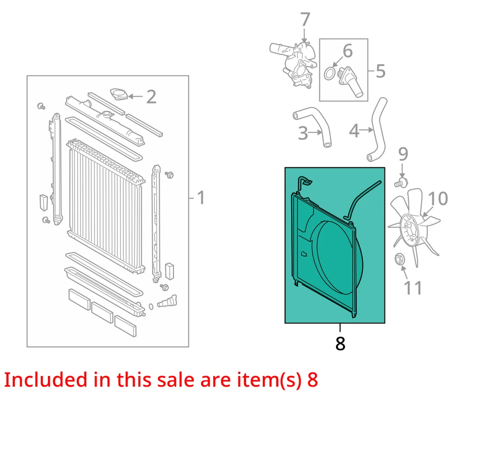 Toyota Tundra 2014 botella de desbordamiento de refrigerante fabricante original 80 k millas - LKQ435167703 Foto 4 de 4