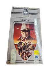 The Cowboys VHS SEALED Watermarks WHV Stamp John Wayne Screen Legends